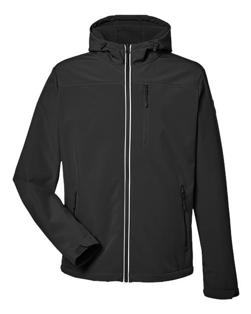 Nautica N17789 Men's Wavestorm Hooded Soft Shell Jacket - Custom Decorated
