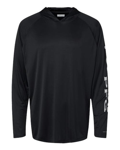 Columbia 212482 Men's PFG Terminal Tackle Hooded Long Sleeve T-Shirt - Custom Decorated
