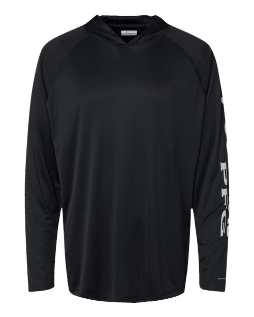 Columbia 212482 Men's PFG Terminal Tackle Hooded Long Sleeve T-Shirt - Custom Decorated