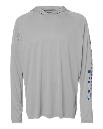 Columbia 212482 Men's PFG Terminal Tackle Hooded Long Sleeve T-Shirt