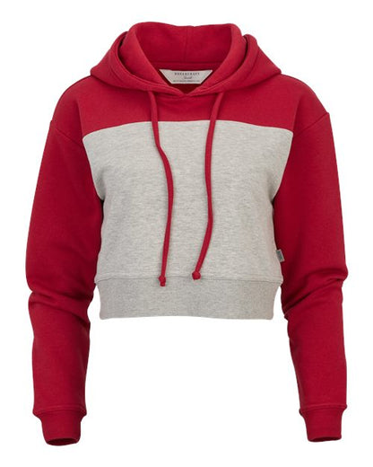 Boxercraft BW5404 Women's Cropped Fleece Hooded Sweatshirt - Custom Decorated