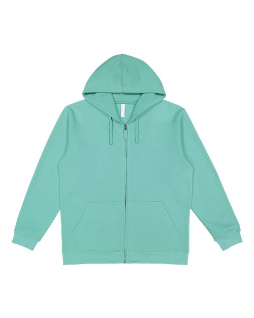 LAT 6927 Unisex Full-Zip Fleece Hoodie Sweatshirt