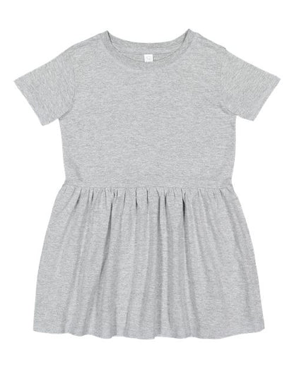 Rabbit Skins 5333 Toddler Fine Jersey Dress - Custom Decorated
