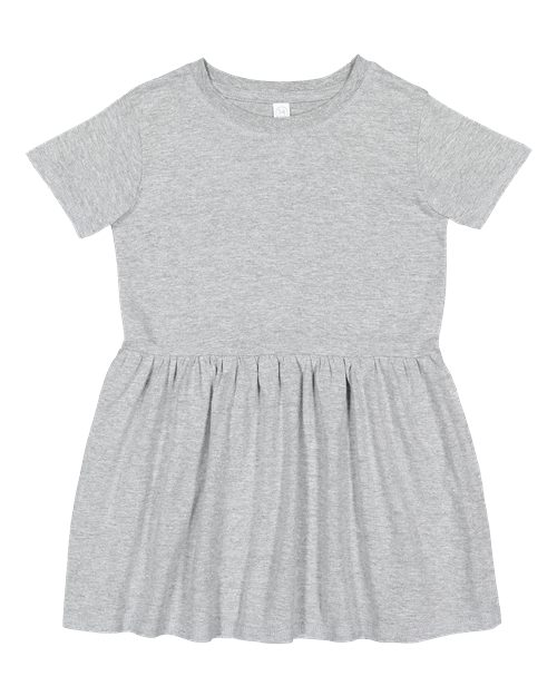 Rabbit Skins 5333 Toddler Fine Jersey Dress - Custom Decorated