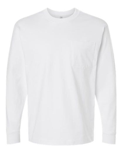 American Apparel 9410 Unisex Super Heavyweight Long Sleeve Pocket Tee