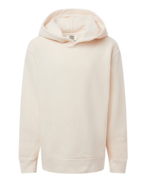Comfort Colors 1467Y Youth Garment-Dyed Lightweight Fleece Hooded Sweatshirt