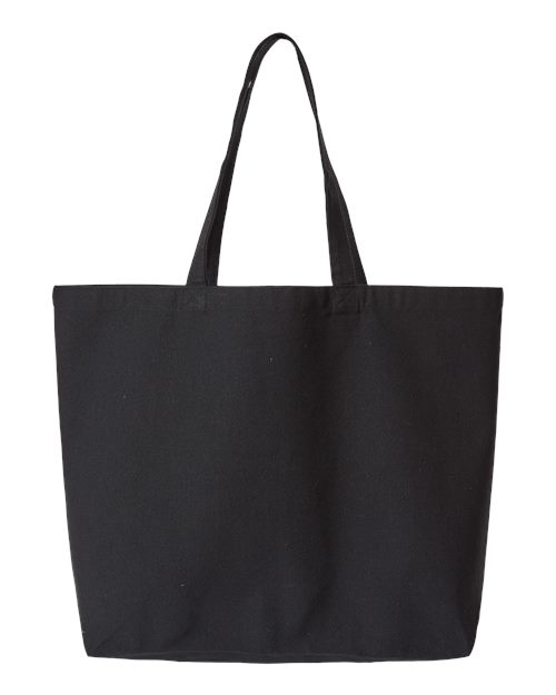 OAD OAD108R Jumbo Recycled Midweight Gusseted Canvas Tote - Custom Decorated
