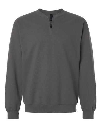 Gildan SF008 Unisex Softstyle Midweight 1/4 Zip Sweatshirt
