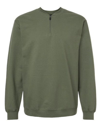 Gildan SF008 Unisex Softstyle Midweight 1/4 Zip Sweatshirt