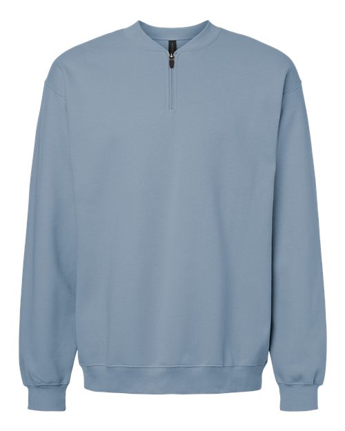 Gildan SF008 Unisex Softstyle Midweight 1/4 Zip Sweatshirt