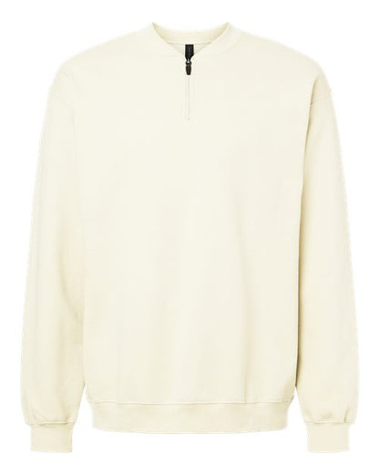 Gildan SF008 Unisex Softstyle Midweight 1/4 Zip Sweatshirt