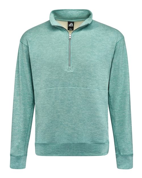 J. America 8741 Unisex Electric Fleece Quarter-Zip Sweatshirt - Custom Decorated