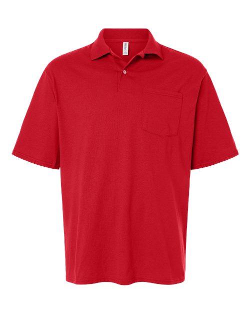 JERZEES 436MP Men's Dri-Power Polo with Pocket