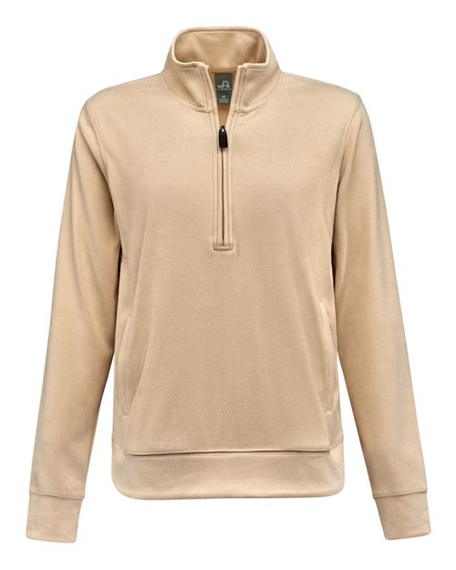 J. America 8762 Women's Element Fleece Quarter-Zip Sweatshirt - Custom Decorated