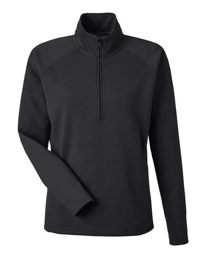 J. America 8754 Women's Apex Fleece Quarter-Zip Pullover - Custom Decorated