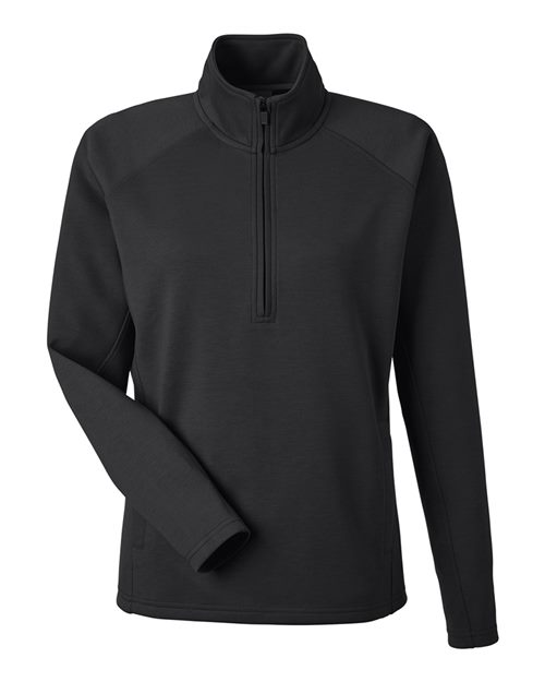 J. America 8754 Women's Apex Fleece Quarter-Zip Pullover - Custom Decorated