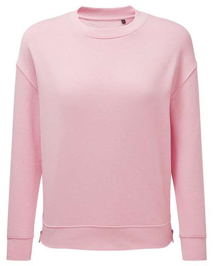 TriDri TD600 Women's Billie Side-Zip Crewneck Sweatshirt