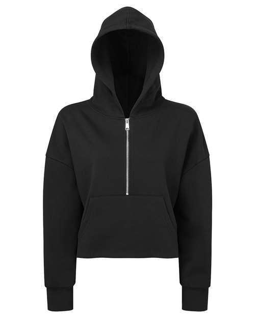 TriDri TD077 Women's Alice Half-Zip Hooded Sweatshirt - Custom Decorated