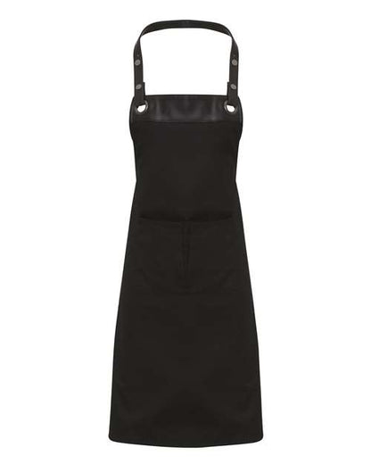 Artisan Collection by Reprime RP123 Espresso Bib Apron - Custom Decorated