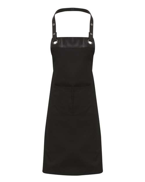 Artisan Collection by Reprime RP123 Espresso Bib Apron - Custom Decorated