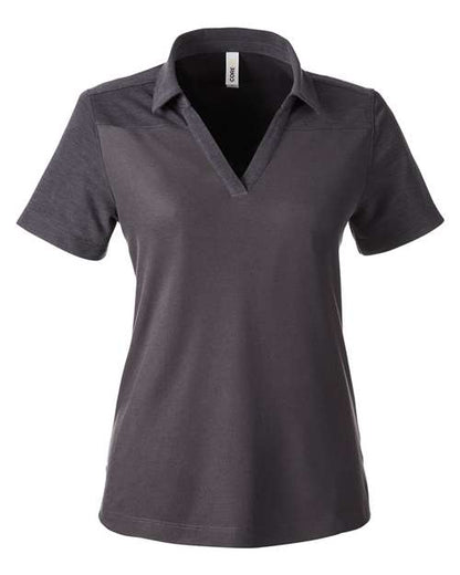 CORE365 CE112CW Women's Fusion ChromaSoft Colorblock Polo