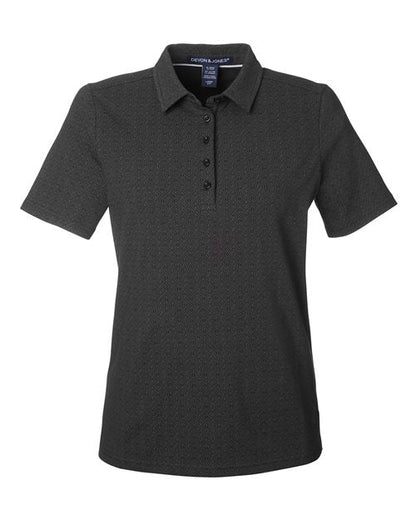 Devon & Jones DG101W Women's Crownlux Performance Geo Polo - Custom Decorated