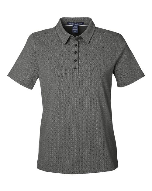 Devon & Jones DG101W Women's Crownlux Performance Geo Polo