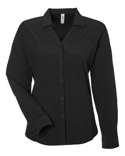 CORE365 CE510LW Women's Ultra UVP Marina Shirt - Custom Decorated