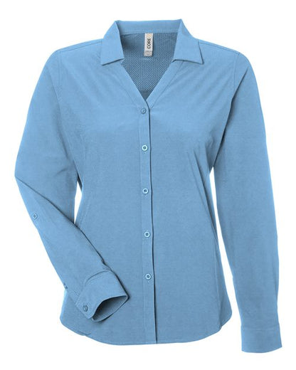 CORE365 CE510LW Women's Ultra UVP Marina Shirt