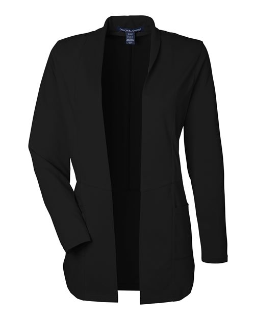 Devon & Jones DP125W Women's Raleigh Stretch Cardigan - Custom Decorated