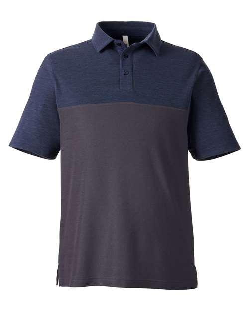 CORE365 CE112C Men's Fusion ChromaSoft Colorblock Polo