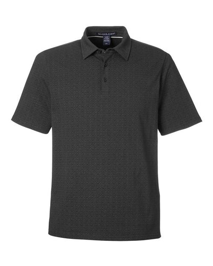 Devon & Jones DG101 Men's Crownlux Performance Geo Polo - Custom Decorated
