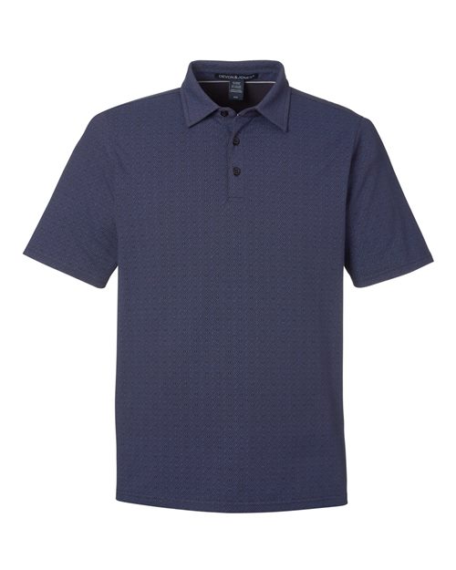 Devon & Jones DG101 Men's Crownlux Performance Geo Polo