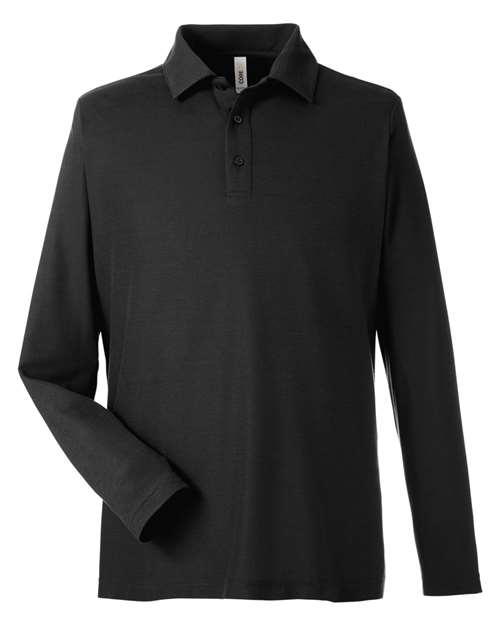 CORE365 CE112L Men's Fusion ChromaSoft Long Sleeve Pique Polo - Custom Decorated