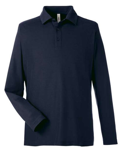 CORE365 CE112L Men's Fusion ChromaSoft Long Sleeve Pique Polo
