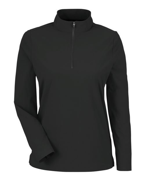 Devon & Jones DG410W Women's CrownLux Performance Windsor Welded Quarter-Zip Pullover - Custom Decorated