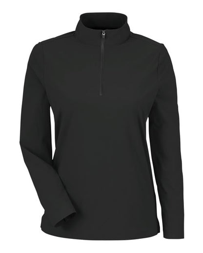 Devon & Jones DG410W Women's CrownLux Performance Windsor Welded Quarter-Zip Pullover - Custom Decorated