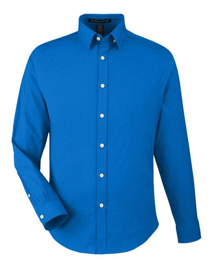 Devon & Jones DG505 Men's CrownLux Performance Spencer Poplin Dress Shirt - Custom Decorated