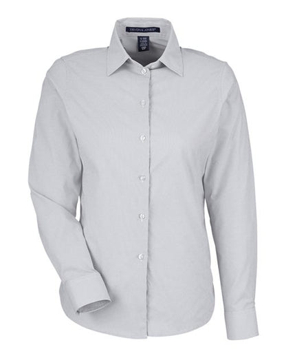 Devon & Jones DG537W Women's CrownLux Performance Microstripe Dress Shirt