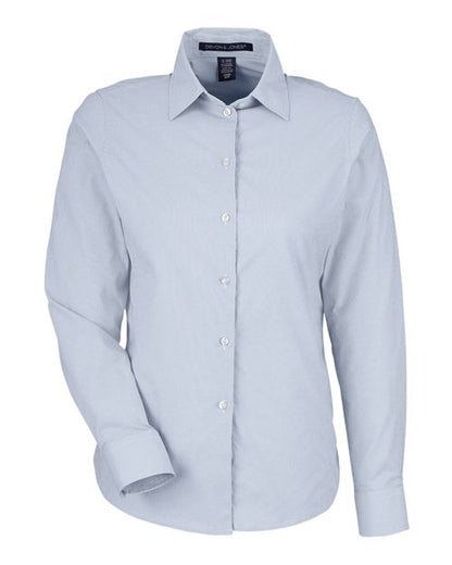 Devon & Jones DG537W Women's CrownLux Performance Microstripe Dress Shirt