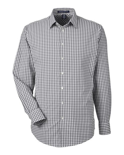 Devon & Jones DG536 Men's CrownLux Performance Gingham Dress Shirt