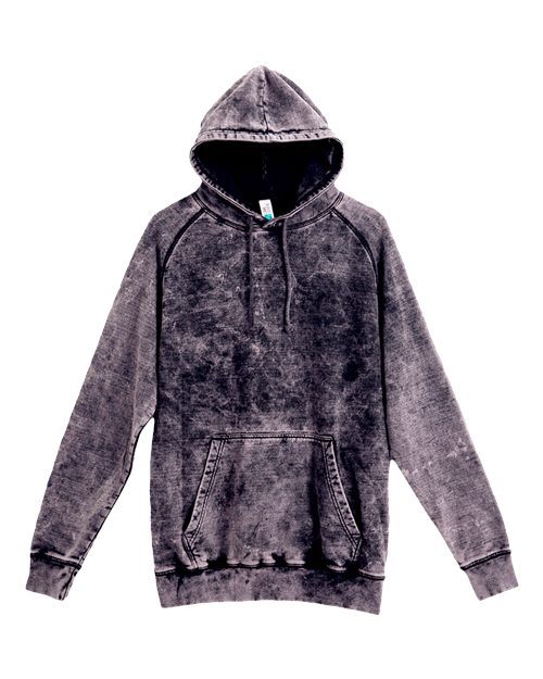 Lane Seven LST004 Unisex Vintage Raglan Hooded Sweatshirt - Custom Decorated