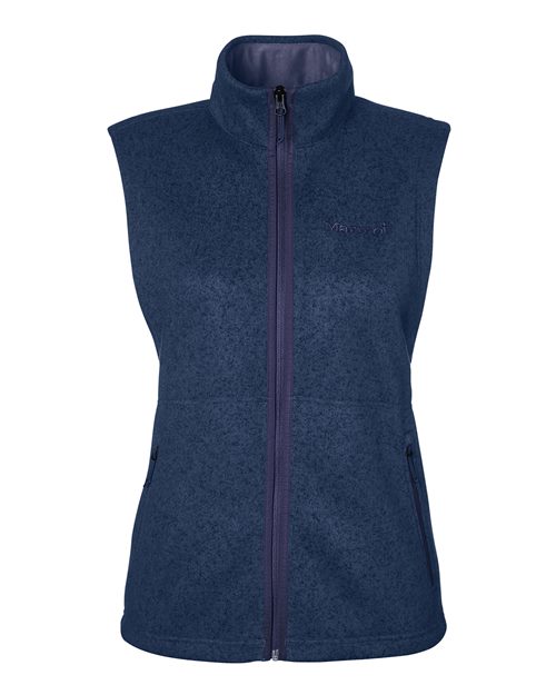 Marmot M16251 Women's Drop Line Fleece Vest - Custom Decorated