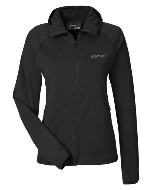 Marmot M15393 Women's Leconte Full Zip Hooded Jacket - Custom Decorated