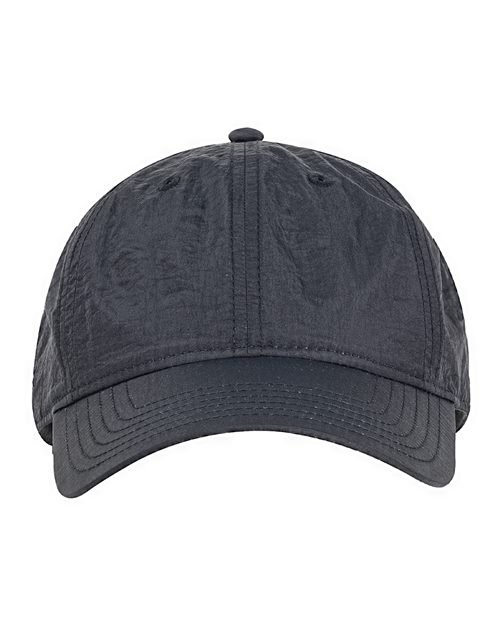 Big Accessories BA715 Crinkle Nylon Cap - Custom Decorated