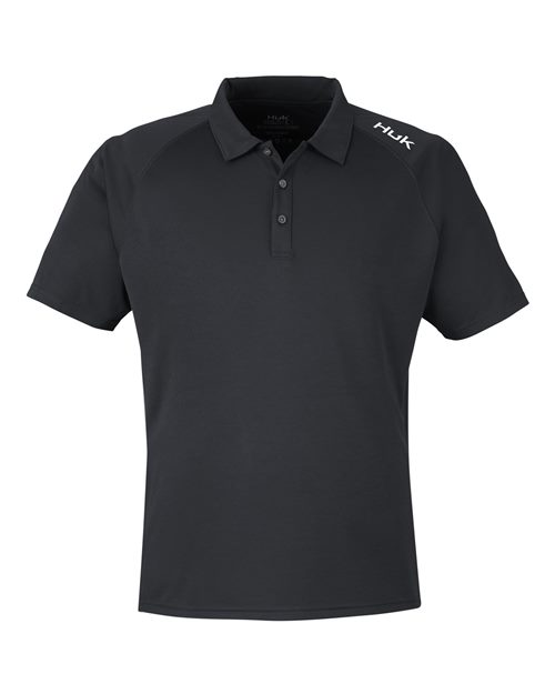 HUK H12L005 Men's LoPro Solid Performance Polo - Custom Decorated