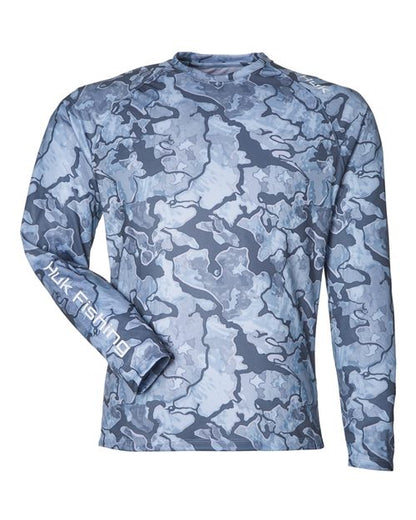 HUK H12L003 Unisex LoPro Camo Long Sleeve T-Shirt - Custom Decorated