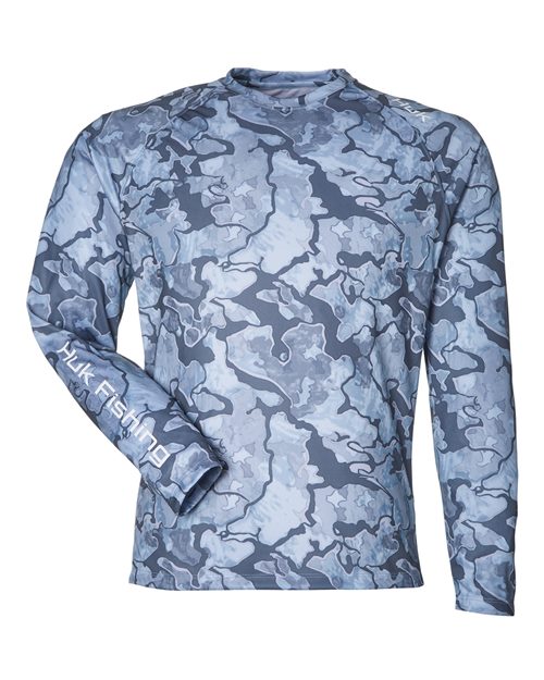HUK H12L003 Unisex LoPro Camo Long Sleeve T-Shirt - Custom Decorated