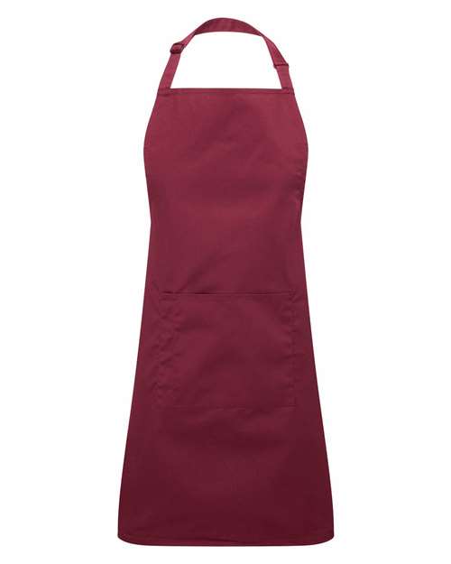 Artisan Collection by Reprime RP154 Recycled Pocket Bib Apron - Custom Decorated