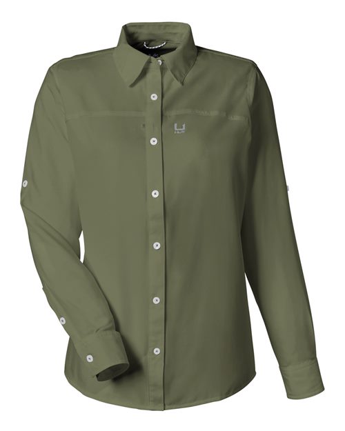 HUK H615006 Women's Tide Point Long Sleeve Shirt